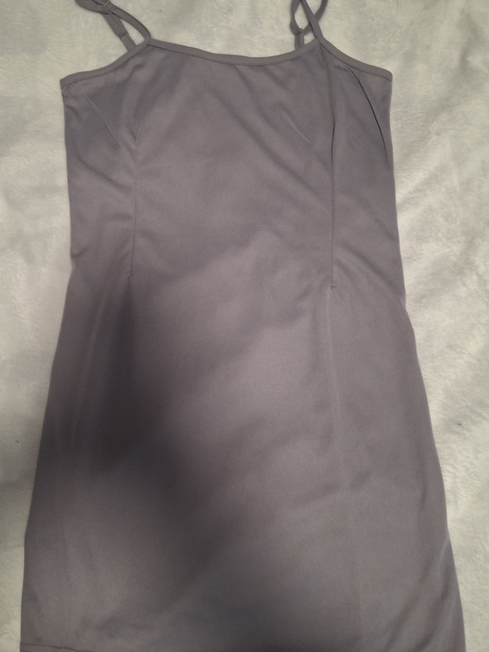 Simple Spaghetti Strap Dress in Dusty Lavender